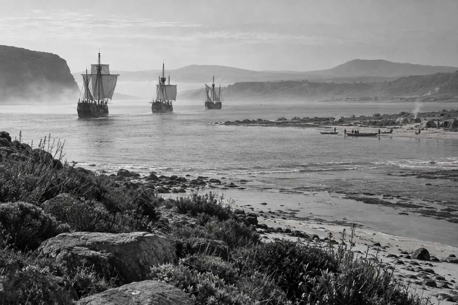 AI-generated historical reconstruction.